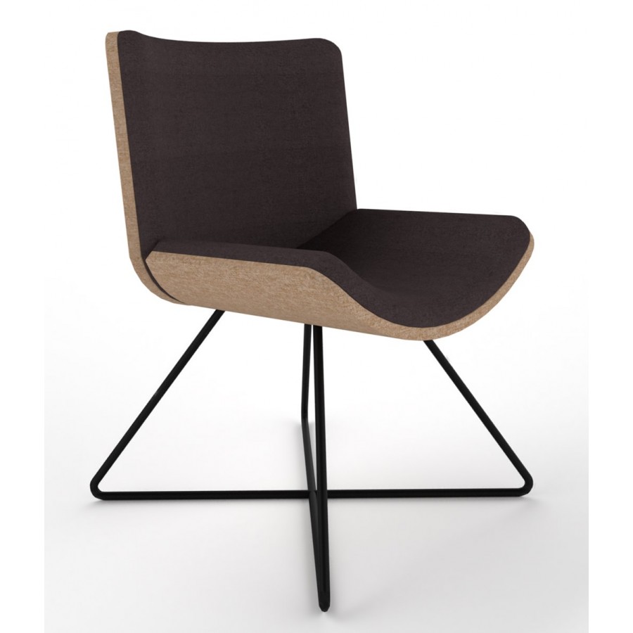 Review Upholstered Retro Lounge Chair With Criss Cross Frame